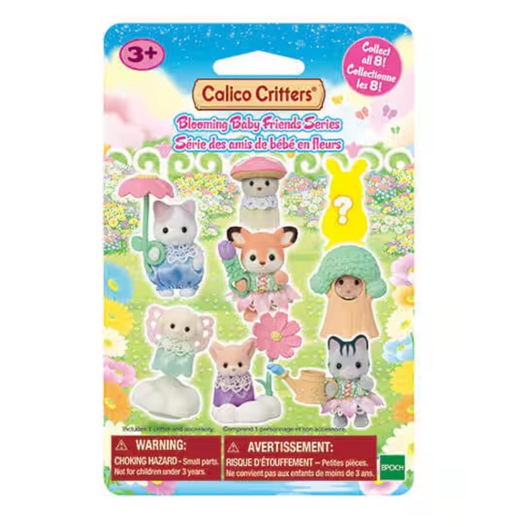 calico critters Other - NIP Calico Critters Blooming Baby Friends Fennec Fox Baby with Flower